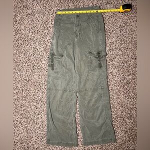 American Eagle Outfitters Olive Wide Leg Pants